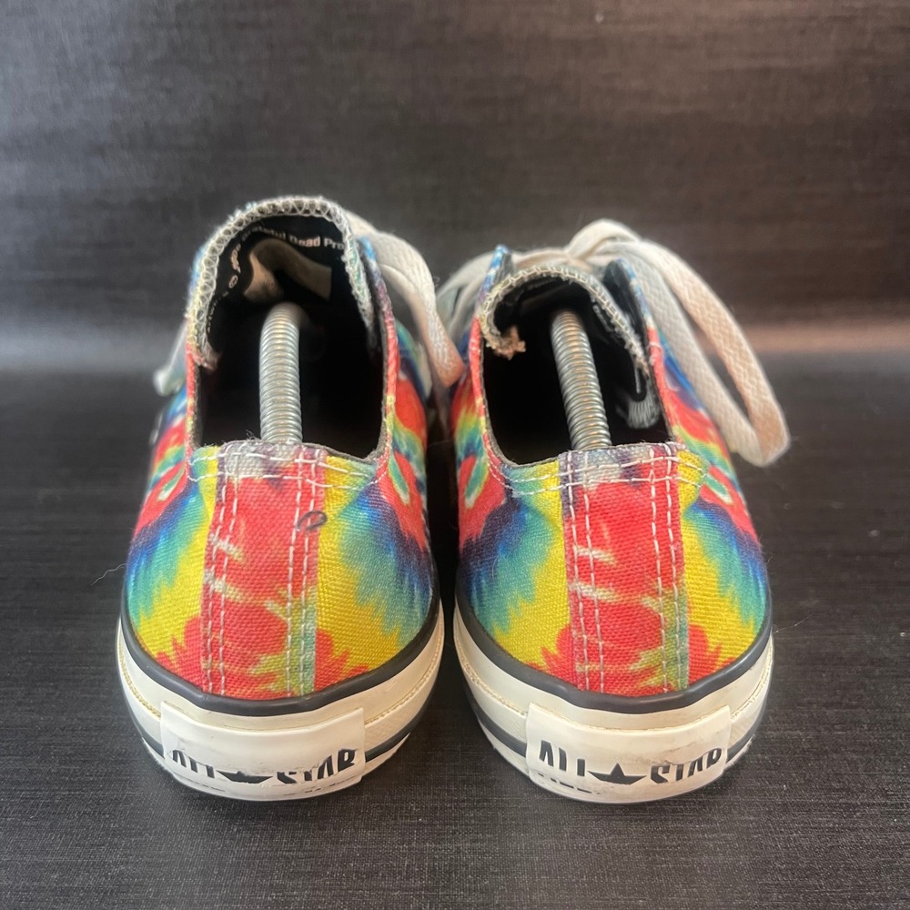 Converse Chuck Taylor Grateful Dead Dancing Bears Womens 7 Tie Dye Low Top Shoes - Picture 5 of 9